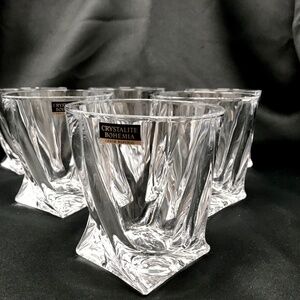 Bohemia Crystal Set of 6 Whiskey Cognac Vodka Tumbler 11oz Water Glass Brand NEW